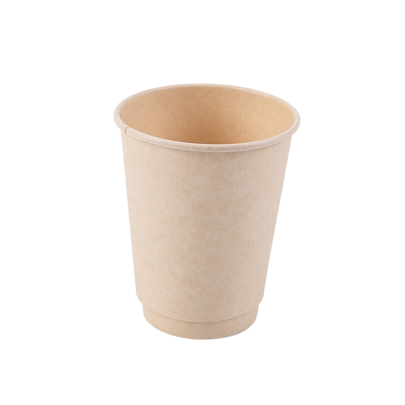 12 oz engangs biologisk nedbrydelig dobbeltlags papirkop