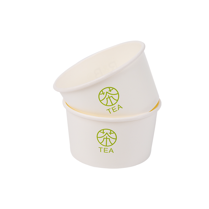 8 oz engangs biologisk nedbrydelige papiriskopper