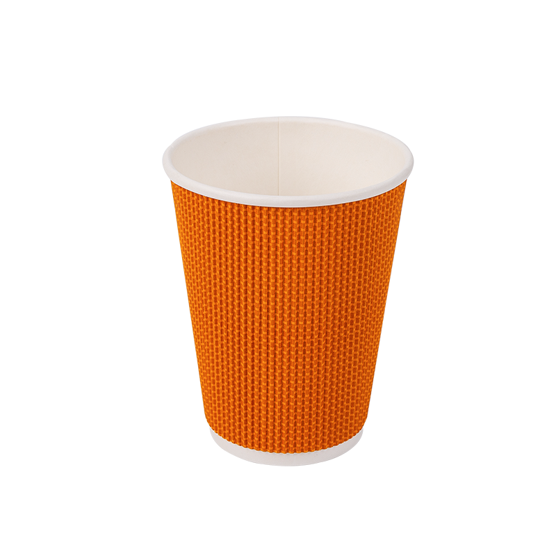 12 oz engangs biologisk nedbrydelige bølgepapirkopper