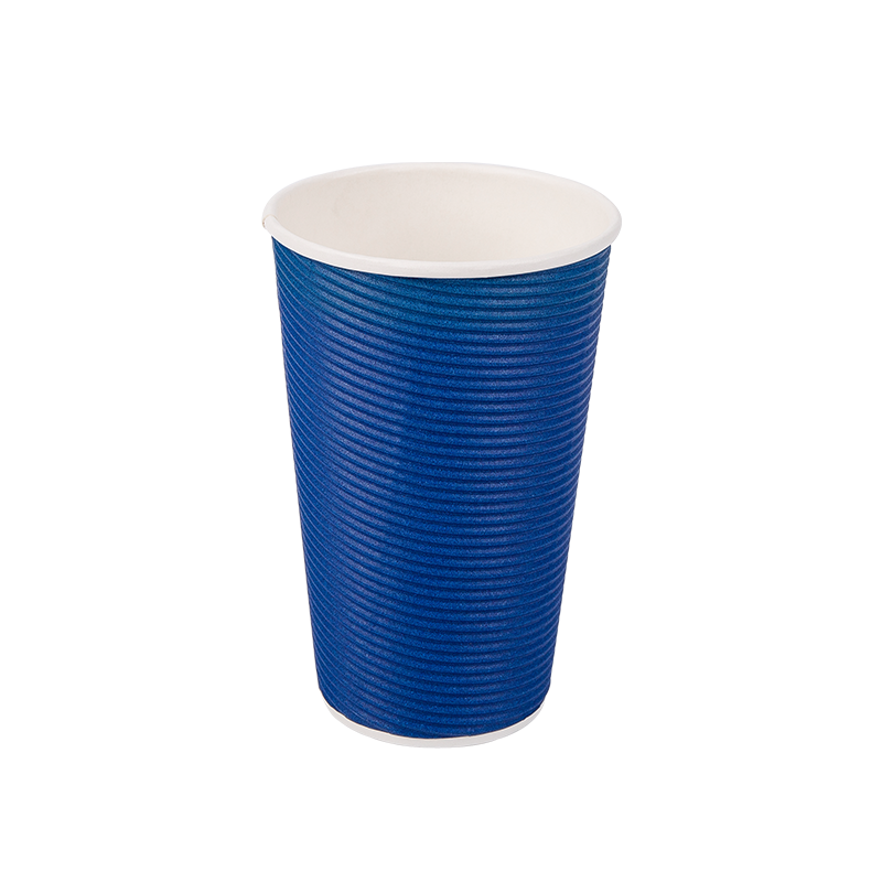 16 oz engangs biologisk nedbrydelige bølgepapirkopper