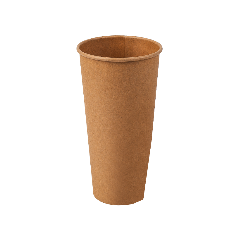 22 oz engangs biologisk nedbrydelig enkeltlags papirkop