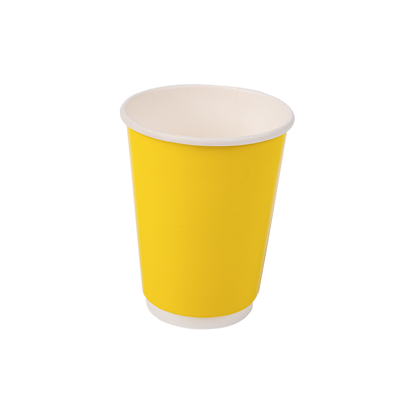 12 oz engangs biologisk nedbrydelig dobbeltlags papirkop