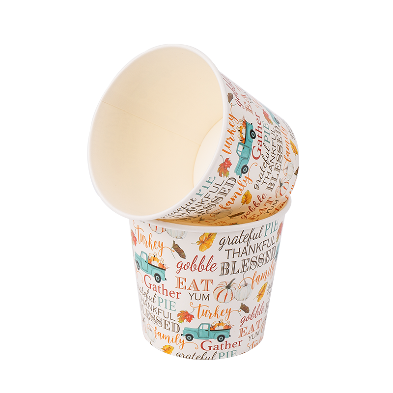 32 oz engangs biologisk nedbrydelige papiriskopper