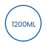 1200ML engangs nedbrydeligt pakkepapirskål icon