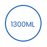 1300ML engangs biologisk nedbrydelig salatpapirskål icon
