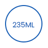 235 ml engangs biologisk nedbrydeligt papirsuppeskål icon