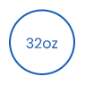 32 oz engangs biologisk nedbrydelige papiriskopper icon