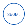350 ml engangs biologisk nedbrydelig papirsuppeskål icon