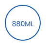 880ML engangs biologisk nedbrydelig rektangulær papirskål icon