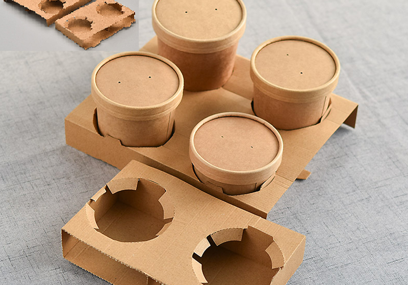 Engangs Kraft Paper Fire kopholder